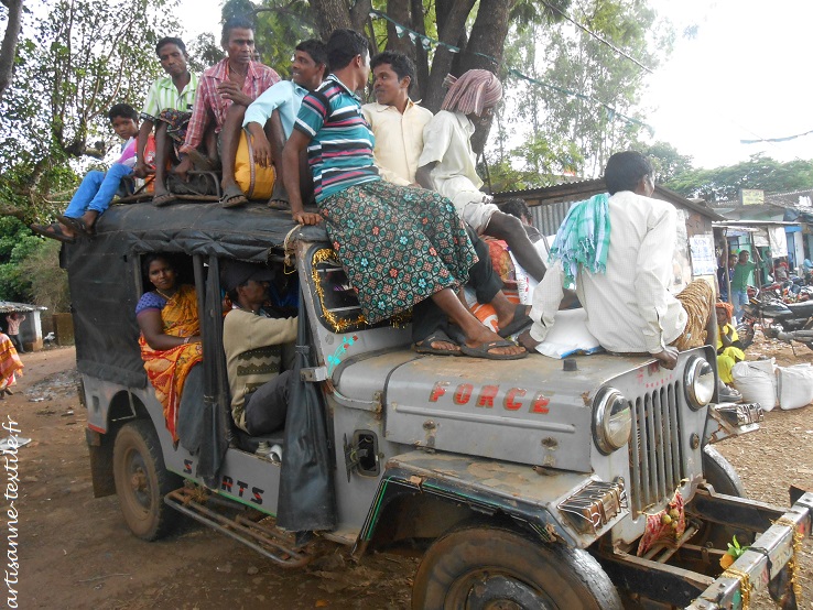 jeep chargée