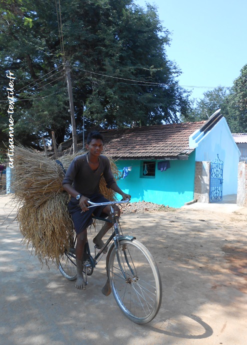 vélo chargé