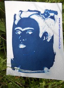 cyanotype papier 1 Frida Kahlo