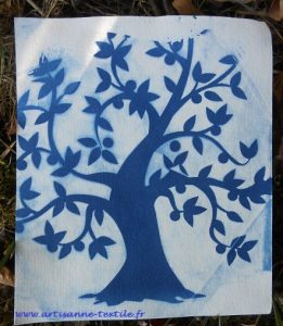 Cyanotype arbre