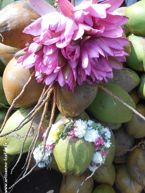 Fleurs en Inde