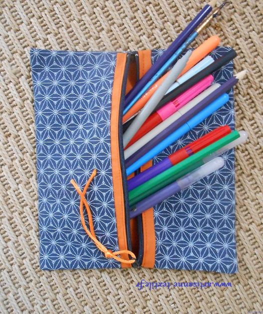 Trousse plate DIY pour feutres et crayons