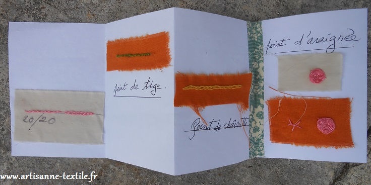 Cadeau: le carnet de broderie 2