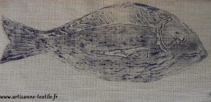 Impression-textile par linogravure 2