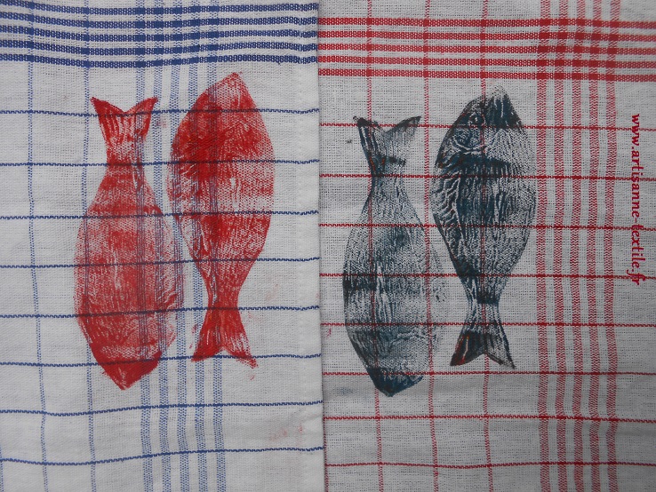 Impression textile: la linogravure 2