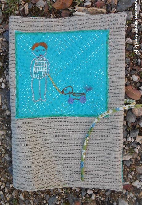 carnet santé et broderie kantha