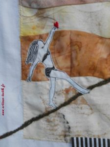 art textile, Varaignes 2018,3) détail