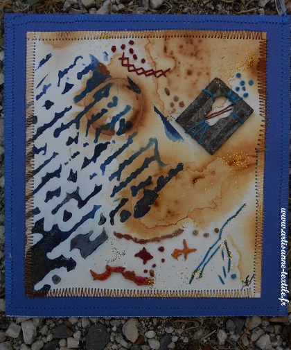 Article mouchoir: carte mixed media 1