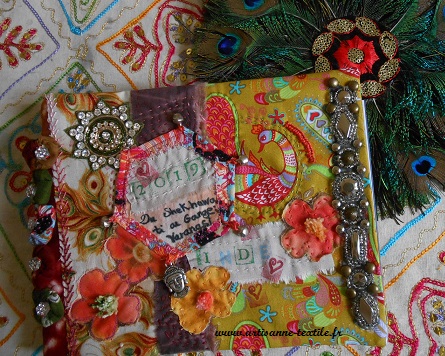 journal textile de voyage en Inde