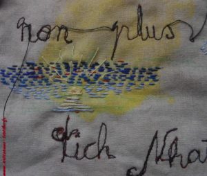 Pyrogravure sur tissu et piqué libre- journal textile n° 4- 15
