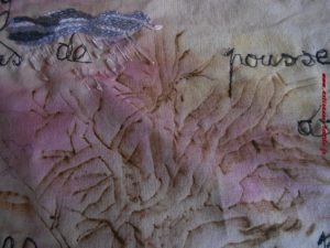 Pyrogravure sur tissu et piqué libre- journal textile n° 4- 3